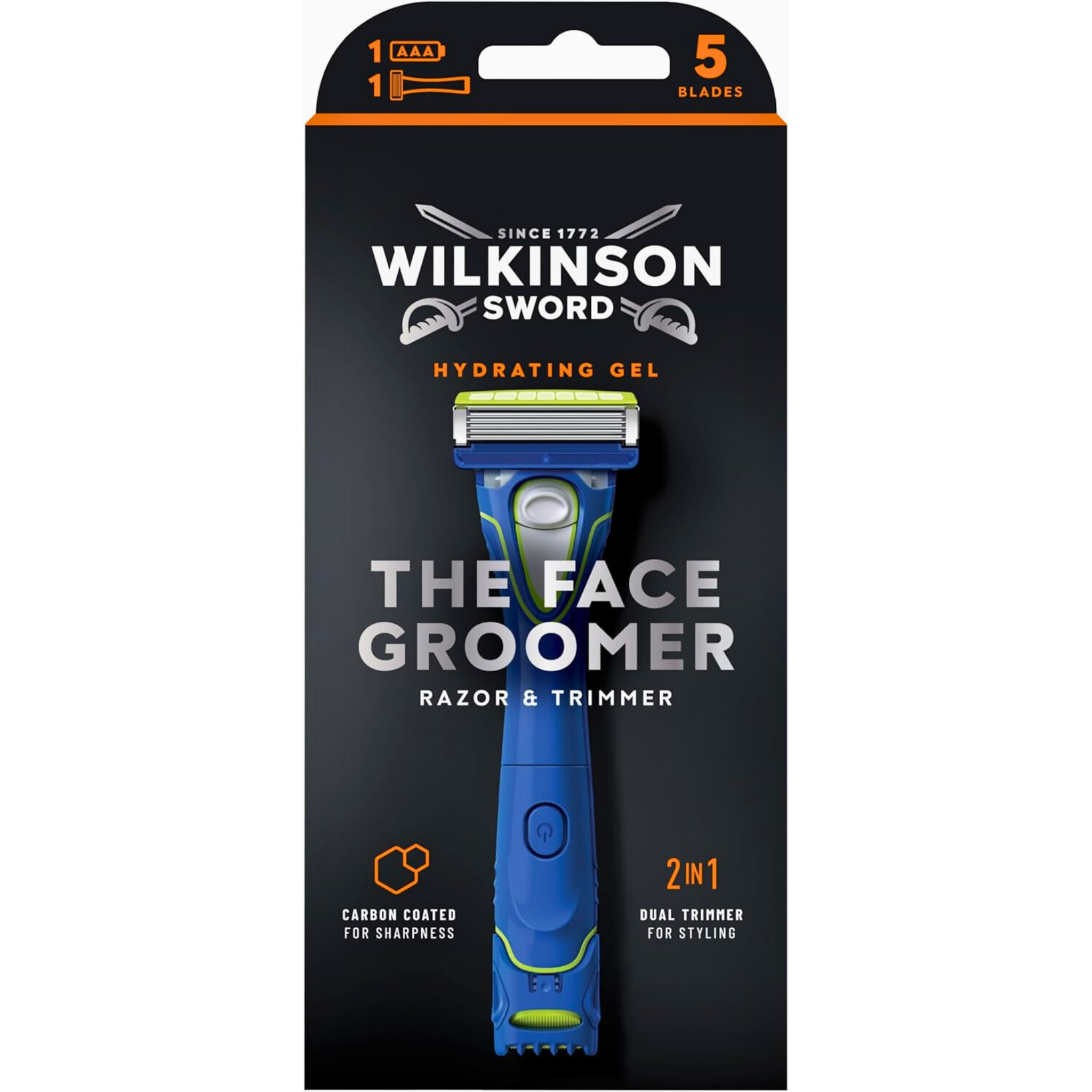 Wilkinson Sword Face Groomer 2in1 Rasierer mit 5 Klingen SUYASA SHOP Wilkinson Sword Face Groomer 2in1 Rasierer mit 5 Klingen SUYASA SHOP