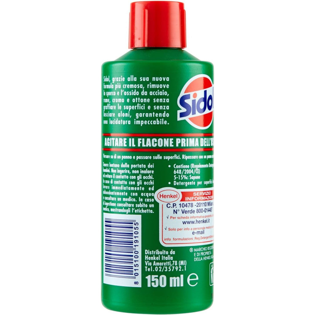 Sidol Metallpolitur Creme Kunststoffflasche