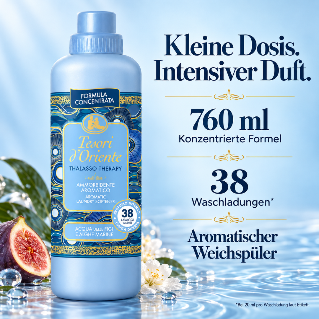 Weichspüler Thalasso Therapy im Vorratspack: cremiger Formel für weiche Wäsche