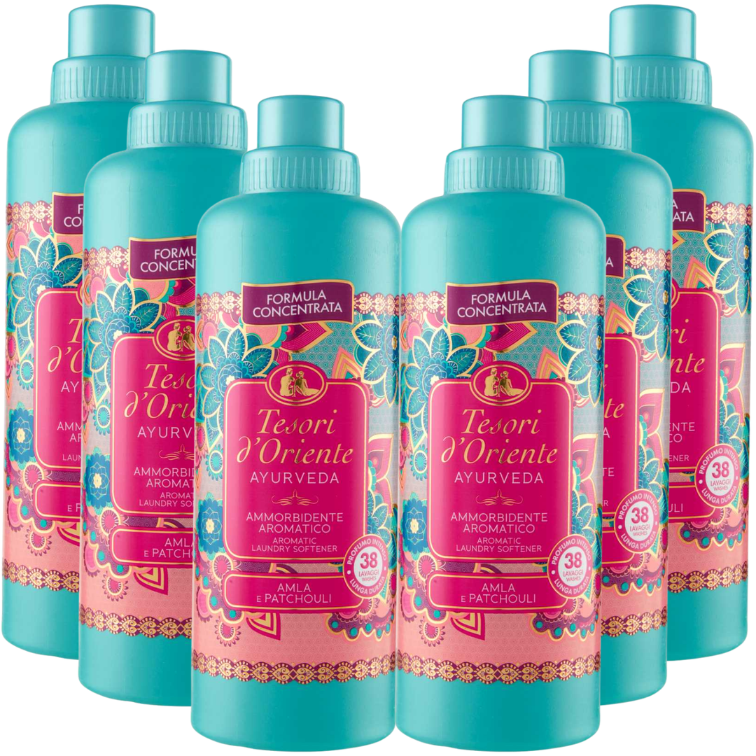 Ayurveda Duft Weichspüler Patchouli Amla 6er Set von Tesori d&