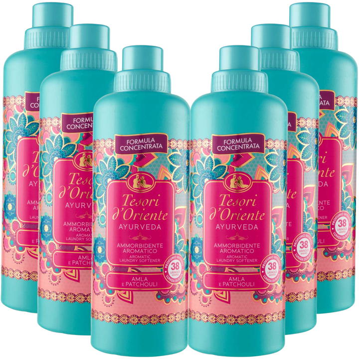 Ayurveda Duft Weichspüler Patchouli Amla 6er Set von Tesori d&