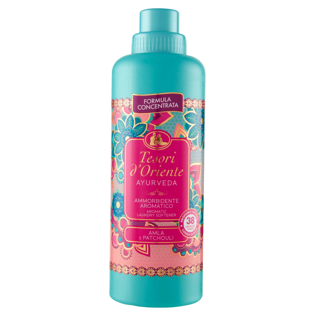 Ayurveda Weichspüler mit Patchouli und Amla-Öl als Vorratspack: 5 Flaschen à 760 ml, bis zu 190 Waschgänge, ohne...