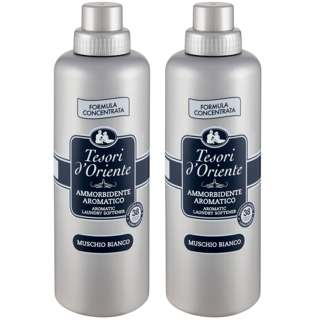 Muschio Bianco Weichspüler 2er Set, 2 × 760 ml von Tesori d&