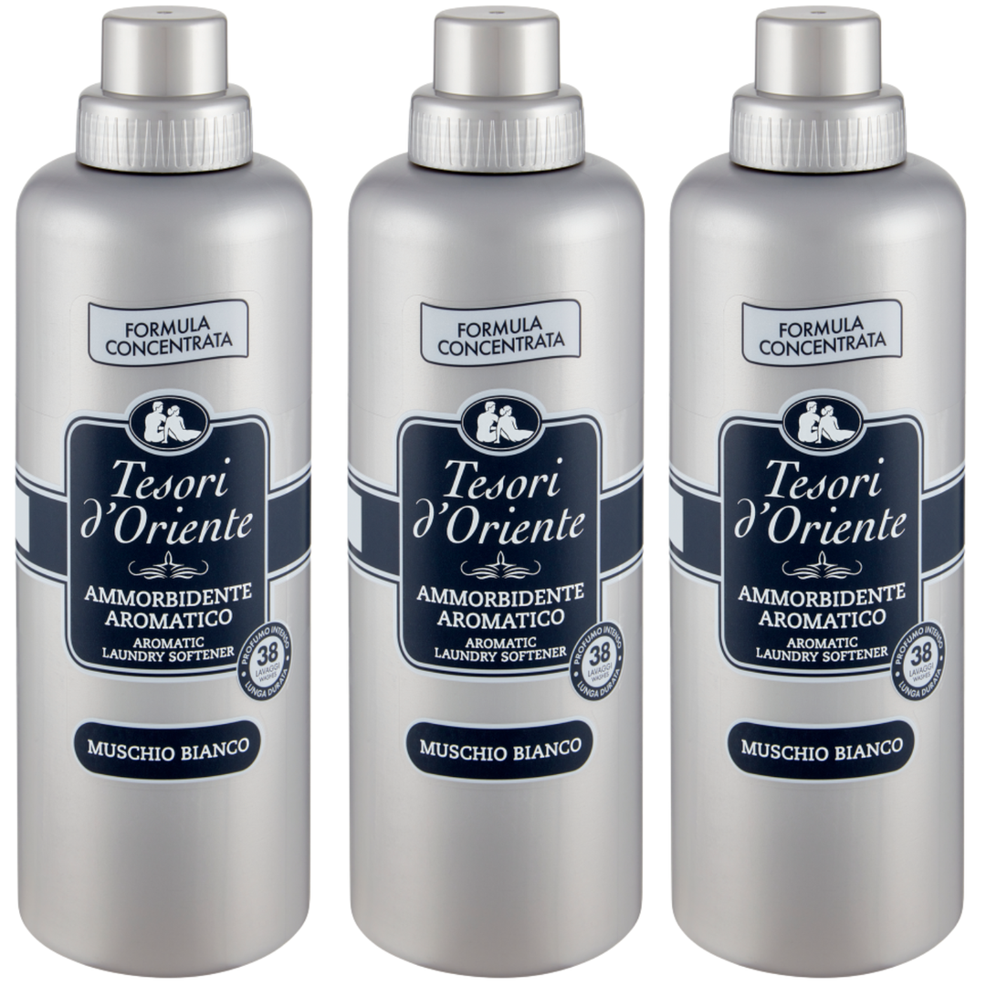 Muschio Bianco Weichspüler 3er Vorratsset, 3 × 760 ml von Tesori d&