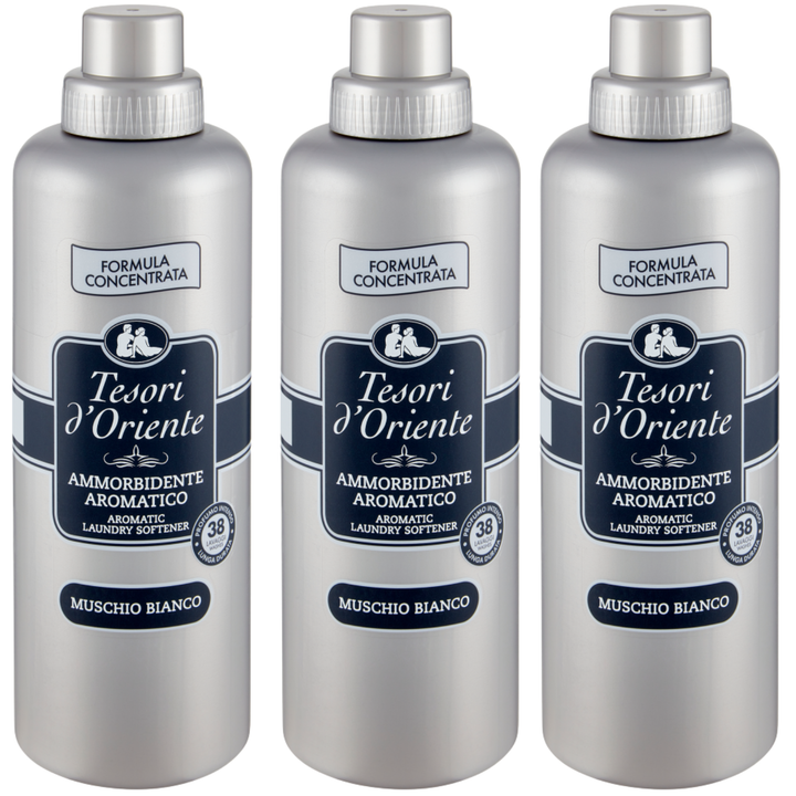 Muschio Bianco Weichspüler 3er Vorratsset, 3 × 760 ml von Tesori d&