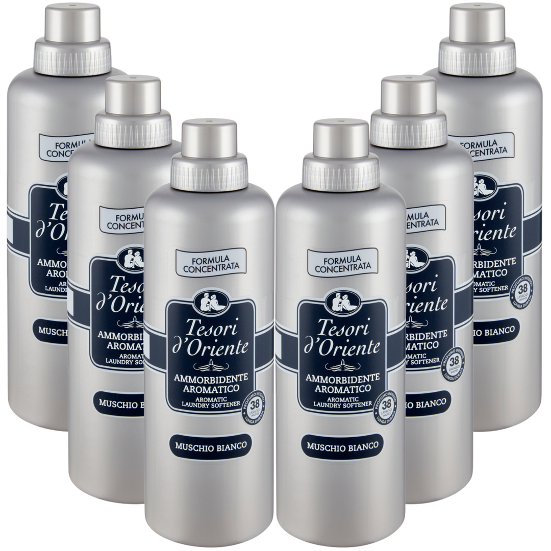 Muschio Bianco Weichspüler 760 ml, 6er Vorratspack von Tesori d'Oriente