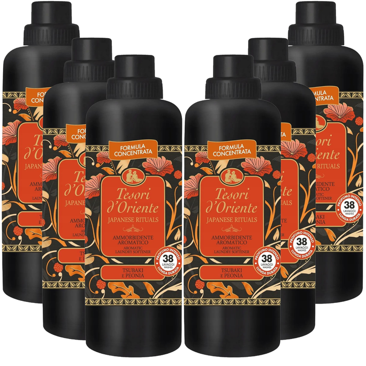 Weichspüler Japanese Rituals 760 ml, 6er Set von Tesori d&
