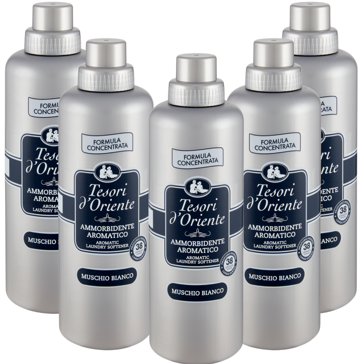 Weichspüler Muschio Bianco 760 ml, 5er Vorratspack von Tesori d&
