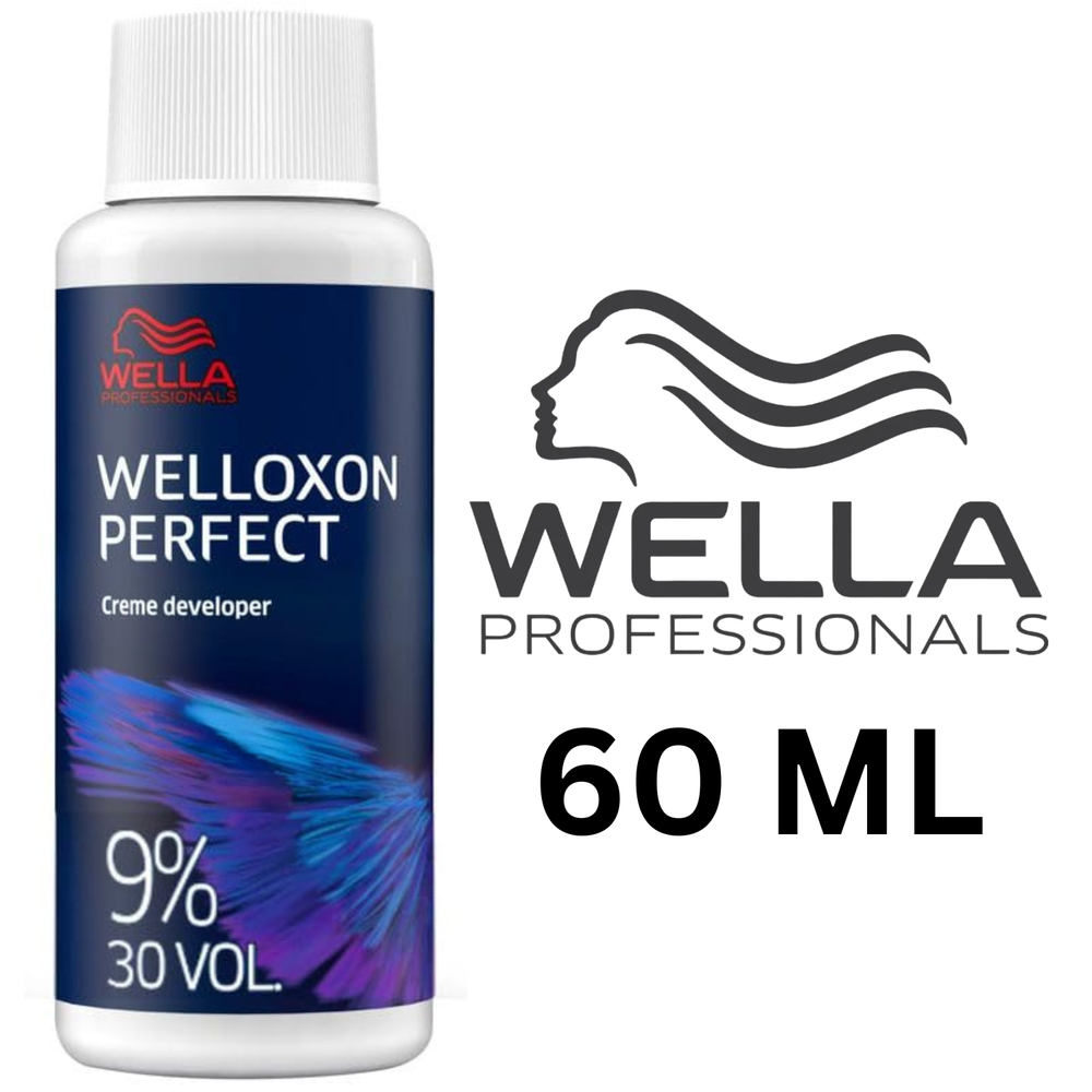 Wella Welloxon Perfect 9% Creme Entwickler 60 ml – Original Produkt in Profi-Qualität auf weißem Hintergrund
