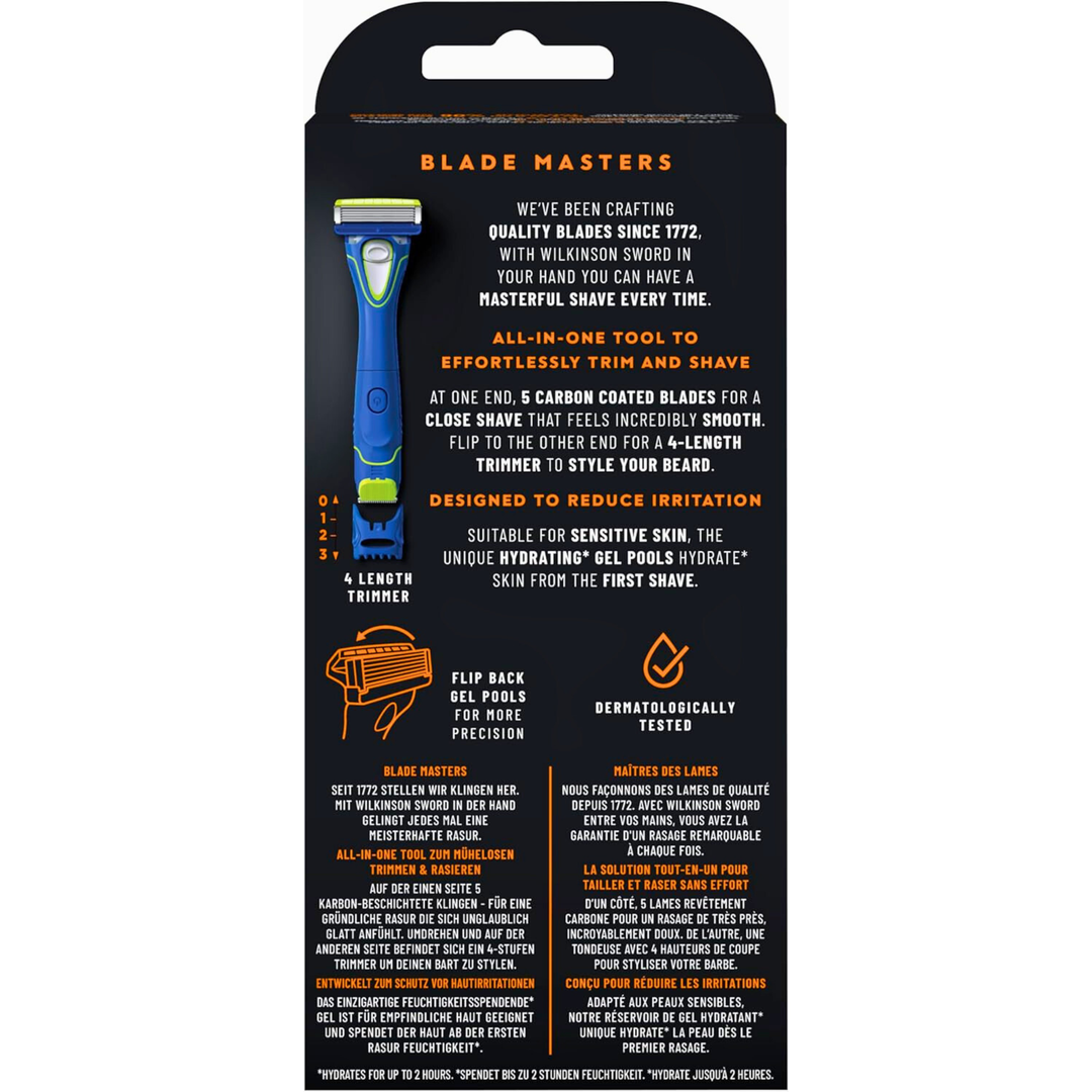 Wilkinson Sword Face Groomer 2in1 Rasierer mit 5 Klingen SUYASA SHOP Wilkinson Sword Face Groomer 2in1 Rasierer mit 5 Klingen SUYASA SHOP