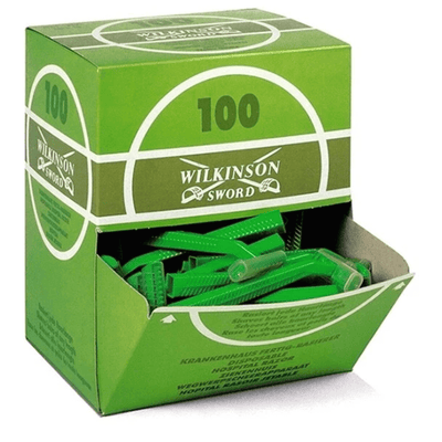 Wilkinson Sword Hospital Einwegrasierer – 100 Stück, mit Schutzkappe